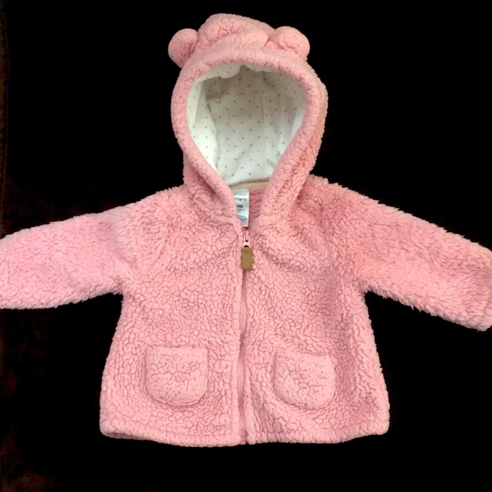 NWOT Carters Fleece Baby Girl Jacket